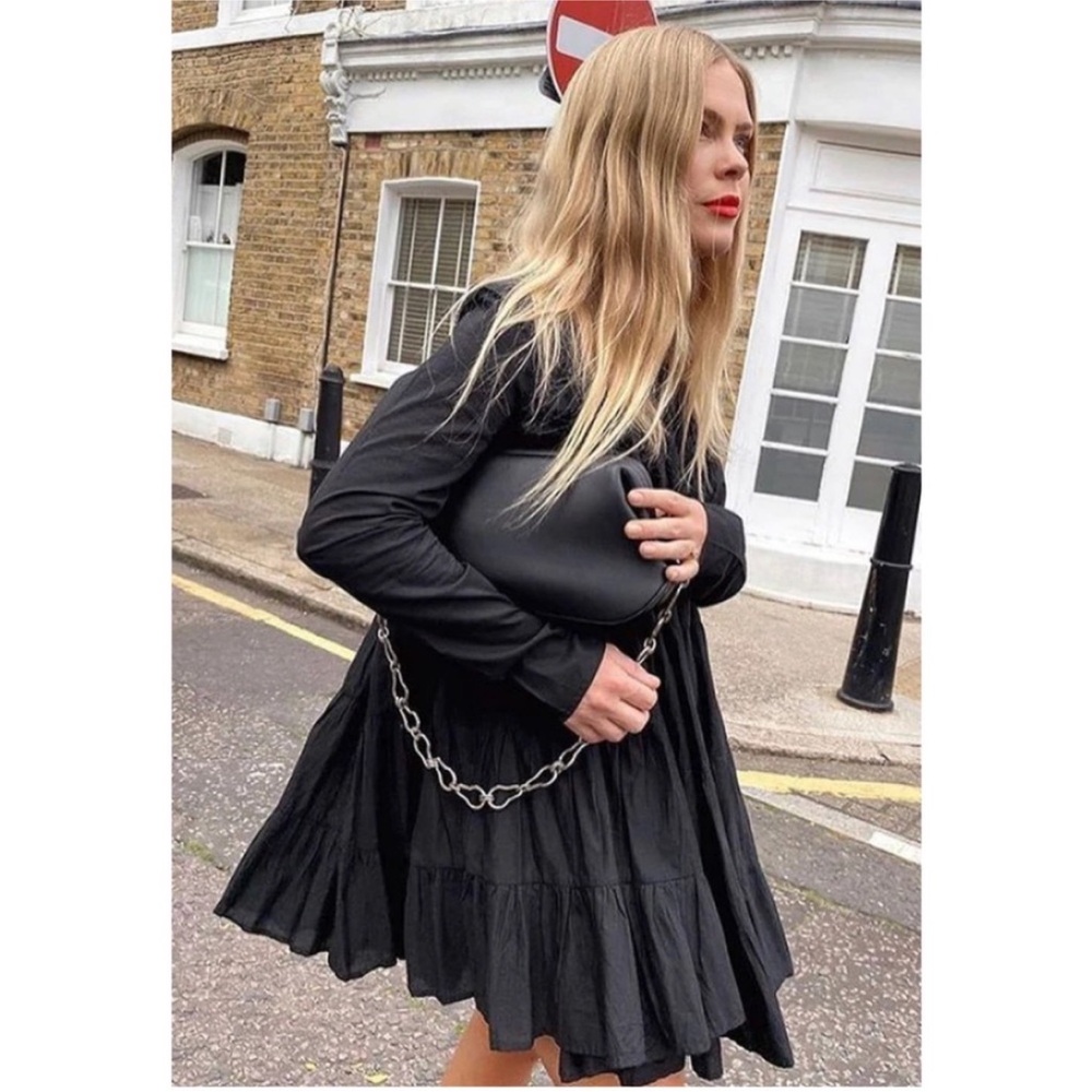 Merlette Black Soliman Dress in Medium